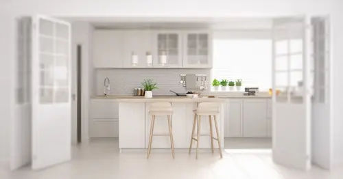 Classic White -  HDB Kitchen Design Ideas Singapore 