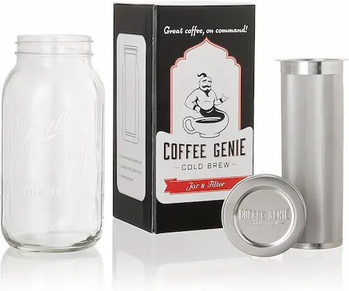 Coffee Genie Mason Jar - Cold Brew Coffee Maker Singapore (Credit: Amazon)