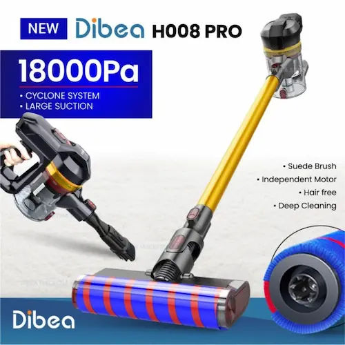 DIBEA H008 Pro - Handheld Vacuum Cleaner Singapore (Credit: Shopee)