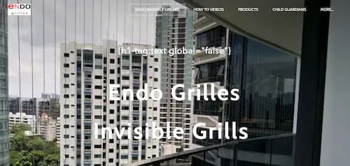 ENDO Grilles - Window Grill Singapore (Credit: ENDO Grilles)