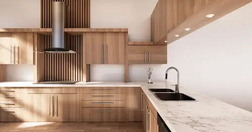 Eastern Zen -  HDB Kitchen Design Ideas Singapore 