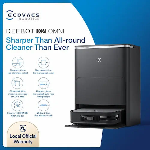 Ecovacs Deebot Ozmo 950 - Robot Vacuum Cleaner Singapore (Credit: Shopee)