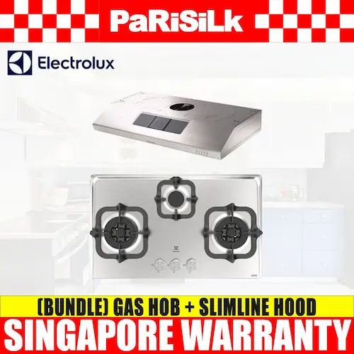 Electrolux PUB Gas Hob + Slimline Hood - Hob and Hood Singapore (Credit: Shopee)