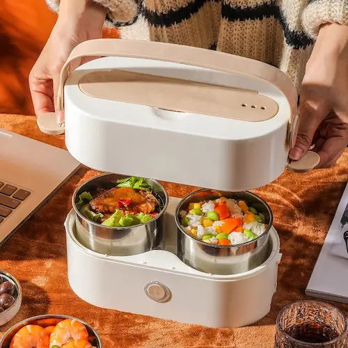 Enoughome Electric Lunch Box - Multi Cooker Singapore (Credit: Shopee)