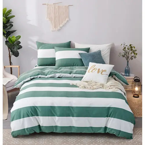 Etoz Cotton Sateen Fitted Bedsheet Set - Cotton Bedsheet Singapore (Credit: Shopee)