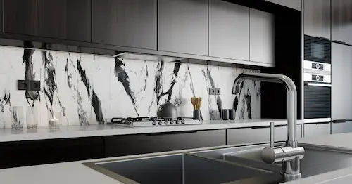 Experiment With New And Exciting Tiled Backsplash - HDB Kitchen Renovation Singapore