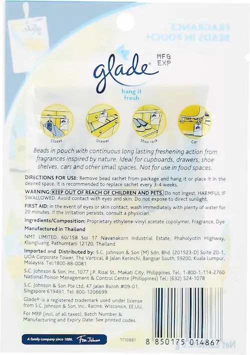 Glade Hang It Fresh - Air Freshener Singapore (Credit: Amazon)