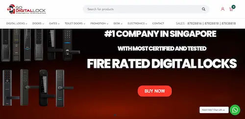 Go Digital Lock - Door Singapore (Credit: Go Digital Lock)