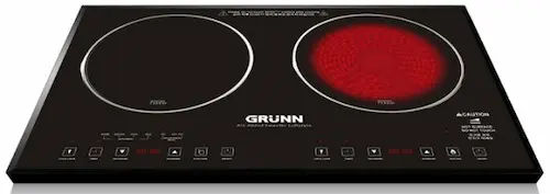 EF Dual Flame Control Glass Gas Hob EFH 9733 WT VGB - Cooker Hob Singapore (Credit: Grunn)