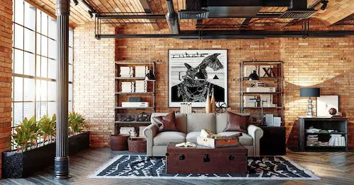 Have A Feature Wall For A Statement - Living Room Design Singapore