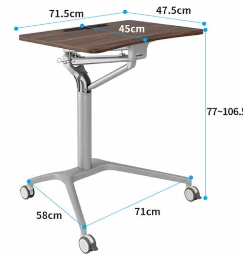 Hollin 8 Ergonomic Table - Study Table Singapore (Credit: Shopee)