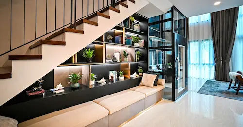 Innovative Shelving Solutions - Small House Interior Design Singapore