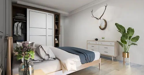 Integrate Indoor Greenery - Bedroom Design Singapore