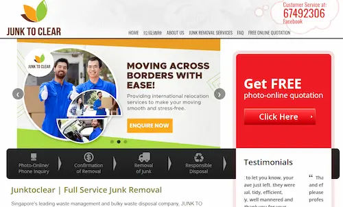 Junk to Clear - Furniture Disposal Singapore (Credit: Junk to Clear)