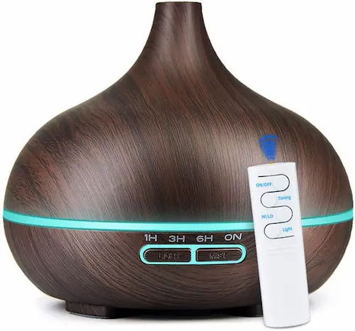 KBAYBO Wood Ultrasonic Aroma Diffuser - Diffuser Singapore (Credit: Amazon)