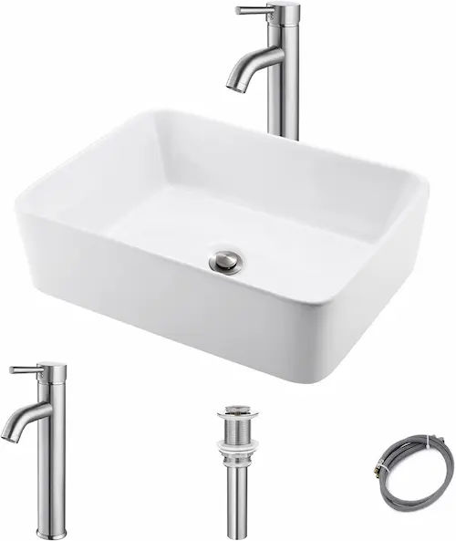 KES Vessel Bathroom Sink - Toilet Sink Singapore (Credit: Amazon)