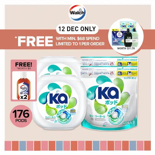 Ka 3 in 1 Laundry Capsules - Laundry Capsules Singapore (Credit: Shopee)