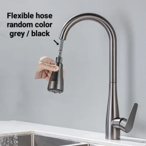 Kitchen Basin Flexible Faucet - Kitchen Taps Singapore (Credit: Shopee)