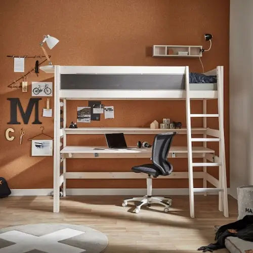 Kuhl Home: high loft bed with study - Bunk Beds Singapore (Credit: Kuhl Home)