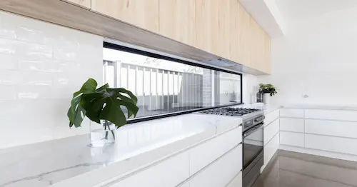 Luxurious marble - HDB Kitchen Design Ideas Singapore