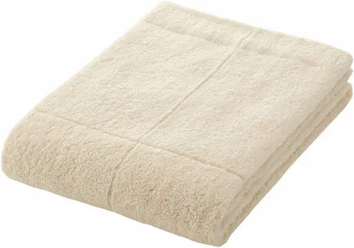 MUJI Organic Cotton Blend Bath Towel Ecru - Bath Towel Singapore (Credit: Amazon)