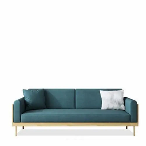 Malcolm Scandi Luxe Solid Wood Frame Sofa - Fabric Sofa Singapore (Credit: Carousell) 