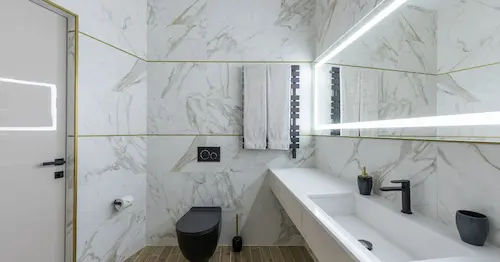 Marble Accents - Bathroom Renovation Singapore