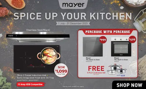 Mayer Marketing Pte Ltd – Home Appliances Singapore (Credit: Mayer Marketing Pte Ltd)