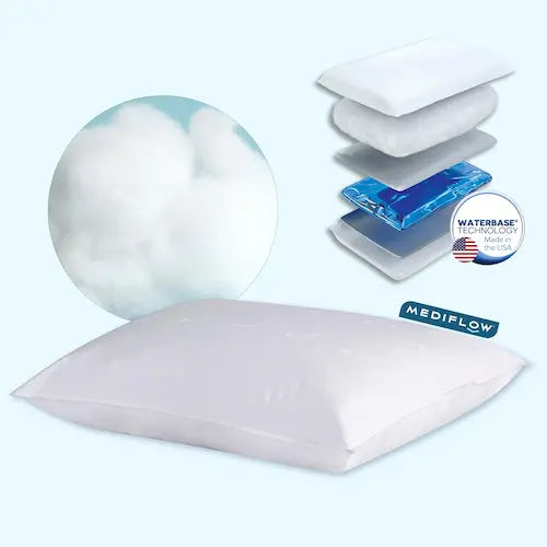 Mediflow Water Memory Foam Pillow - Memory Foam Pillow Singapore (Credit: Amazon)