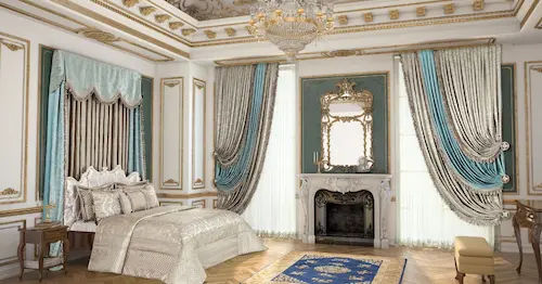 Modern Victorian Bedroom Retreat - Modern Victorian Interior Design Singapore
