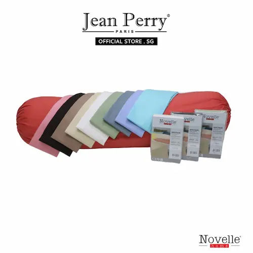 NOVELLE 100% Cotton Bolster Case - Bolster Case Singapore (Credit: Shopee)