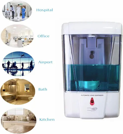 Naiver Automatic Liquid Soap Dispenser - Automatic Soap Dispenser Singapore (Credit: Amazon)