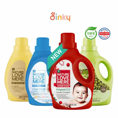 Nature Love Mere Laundry Detergent & Fabric Softener - Best Laundry Detergent Singapore (Credit: Shopee)