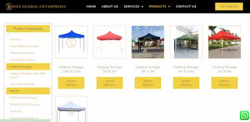 Nex Global EnterprisesĀ - Gazebo Singapore