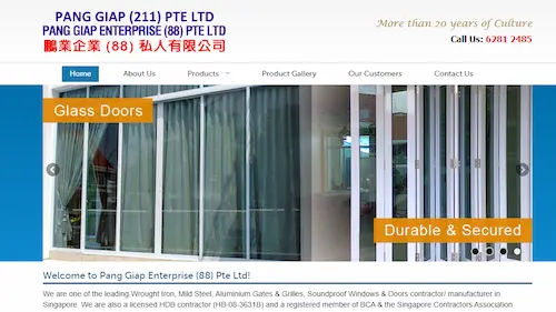 Pang Giap Enterprise - Soundproof Window Singapore (Credit: Pang Giap Enterprise)