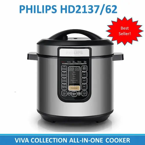 Philips HD 2137/62 Viva Collection All-In-One Multi Cooker - Multicooker Singapore (Credit: Shopee)