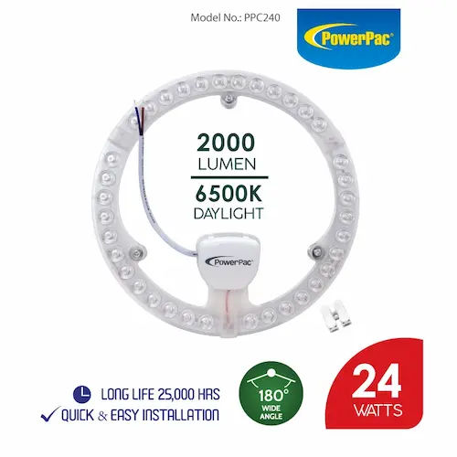 PowerPac LED Circular Tube (PPC240) - Ceiling Light Singapore (Credit: Shopee)