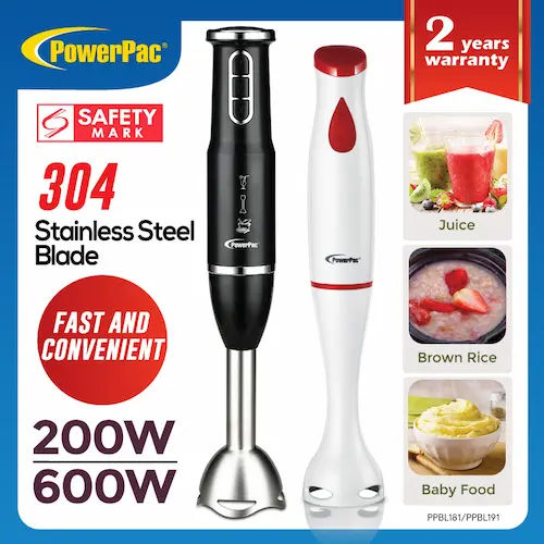 PowerPac PPBL191 Hand Blender - Hand Blender Singapore (Credit: Lazada)