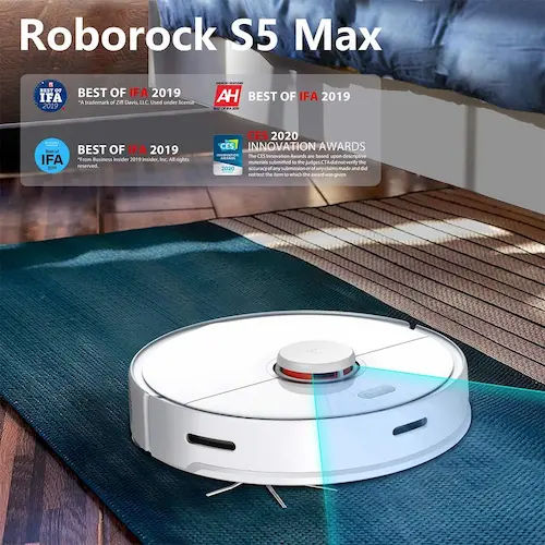 Roborock S5 MAX - Xiaomi Vacuum Cleaner Singapore (Credit: Amazon)