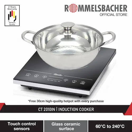 Rommelsbacher CT 2010IN Induction Cooker - Induction Cooker Singapore (Credit: Lazada)