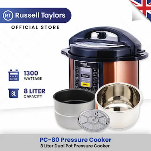 Russell Taylors 8L Dual Pot - Instant Pot Singapore (Credit: Qoo10)