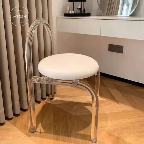 Satoshi Crystal Princess Transparent Chair - Minimalist Furniture Singapore (Credit: Satoshi Crystal Princess Transparent Chair)