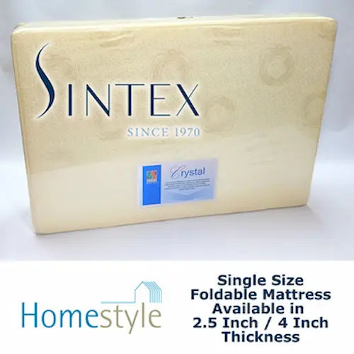 Sintex Country Club Foldable Mattress - Foldable Mattress Singapore (Credit: Qoo10)