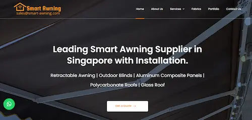 Smart Awning Singapore - Retractable Awning Singapore (Credit: Smart Awning Singapore)