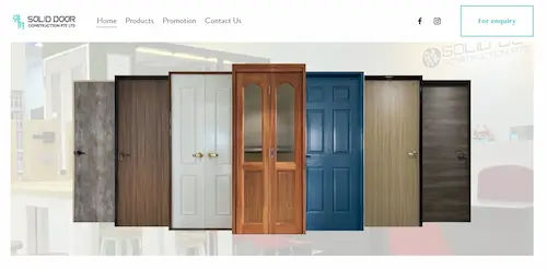 Solid Door Construction Pte Ltd - Nyatoh Doors Singapore (Credit: Solid Door Construction Pte Ltd)