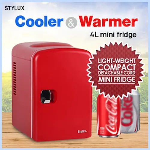 Stylux LH-JY4AD Mini Fridge - Mini Fridge Singapore (Credit: Qoo10)