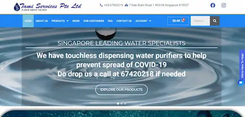 Tami Services - Water Fountains Singapore (Credit: Tami Services)
