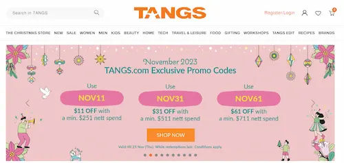 Tangs - Kitchen Ware Singapore (Credit: Tangs)