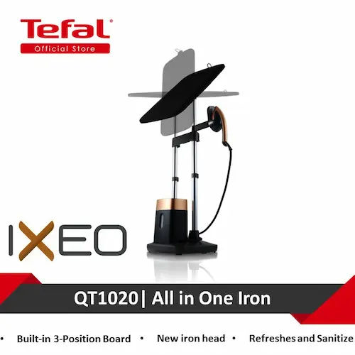 Tefal IXEO All in One Iron & Steamer Solution [QT1020] - Garment Steamer Singapore (Credit: Shopee)