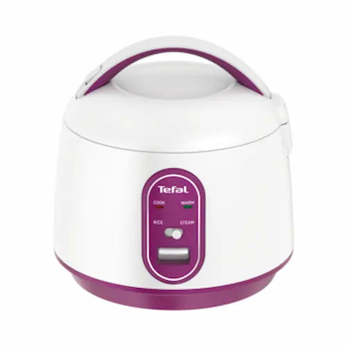 Tefal Mechanical Mini Rice cooker 4 Cups RK2241, White - Rice Cookers Singapore (Credit: Tefal)